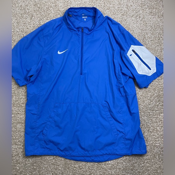 Nike Royal Blue Pullover Jacket - Picture 1 of 8